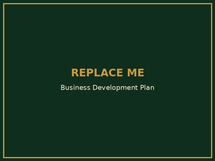 Team reviewing a business development plan